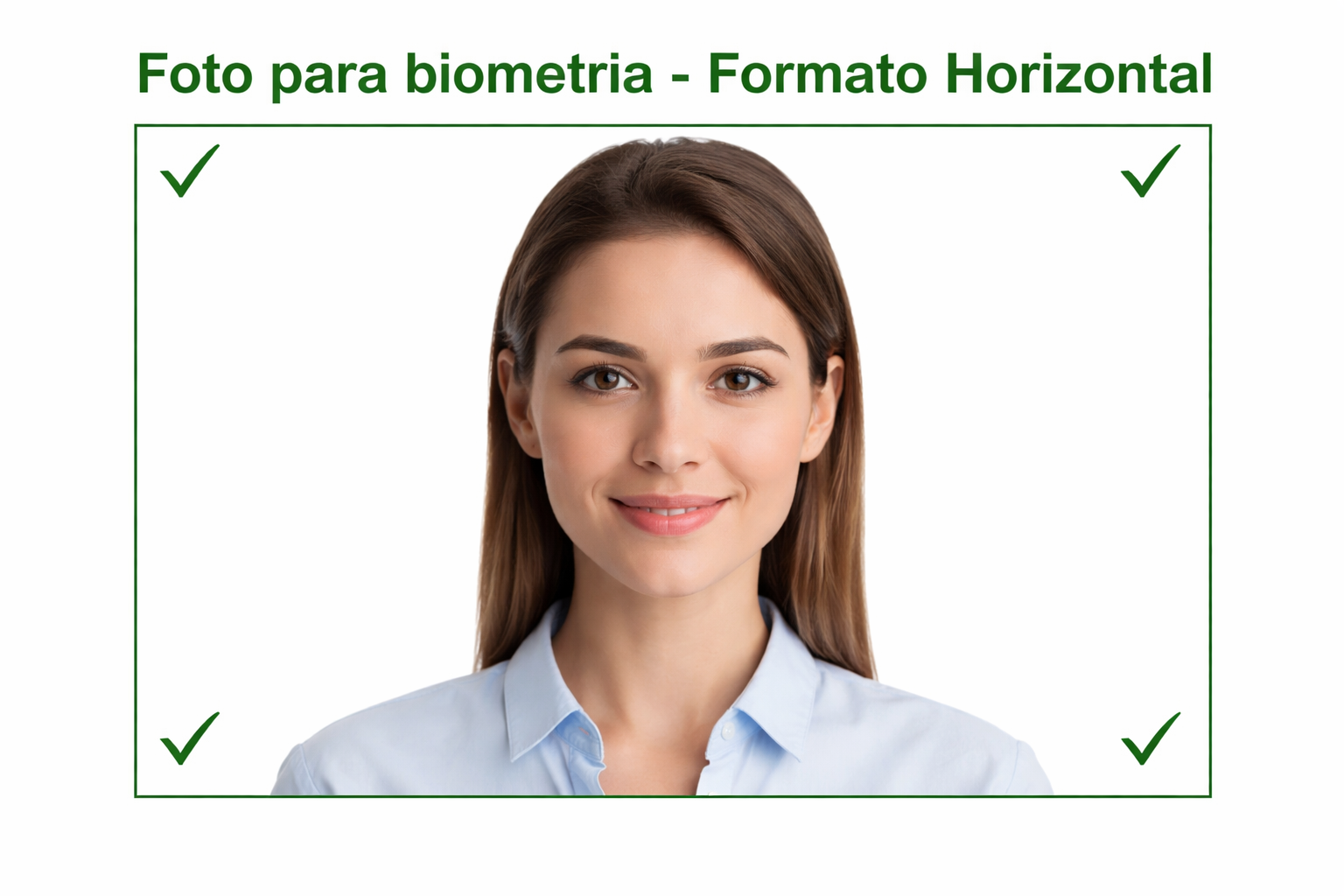 Modelo de foto para biometria